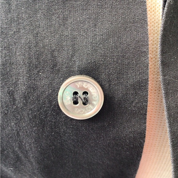 Dolce & Gabbana French Cuff Long Sleeve Button Down Top Shirt Size 34 - Picture 7 of 13